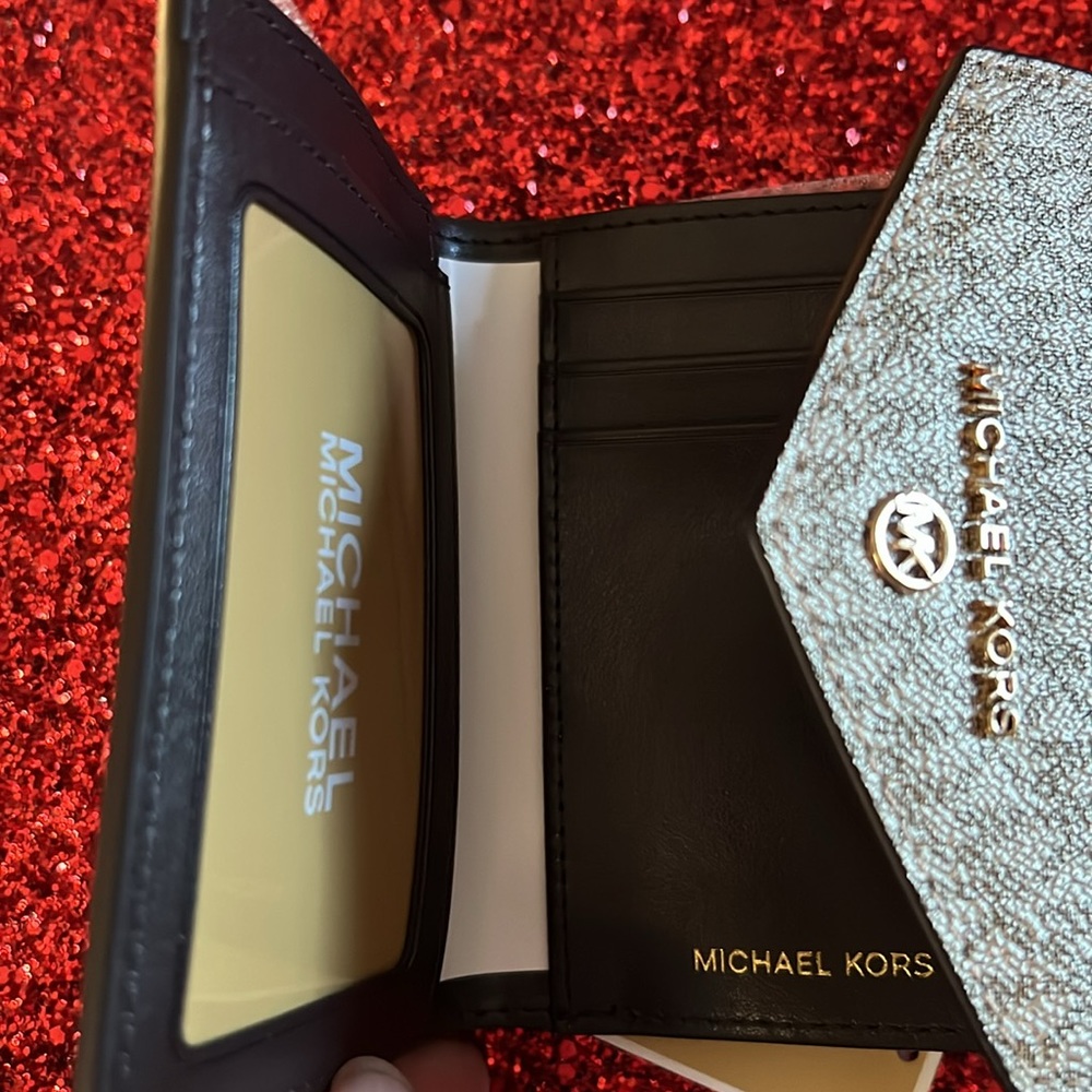 MICHAEL Michael Kors Gold and Black Wallet - Picture 6 of 8